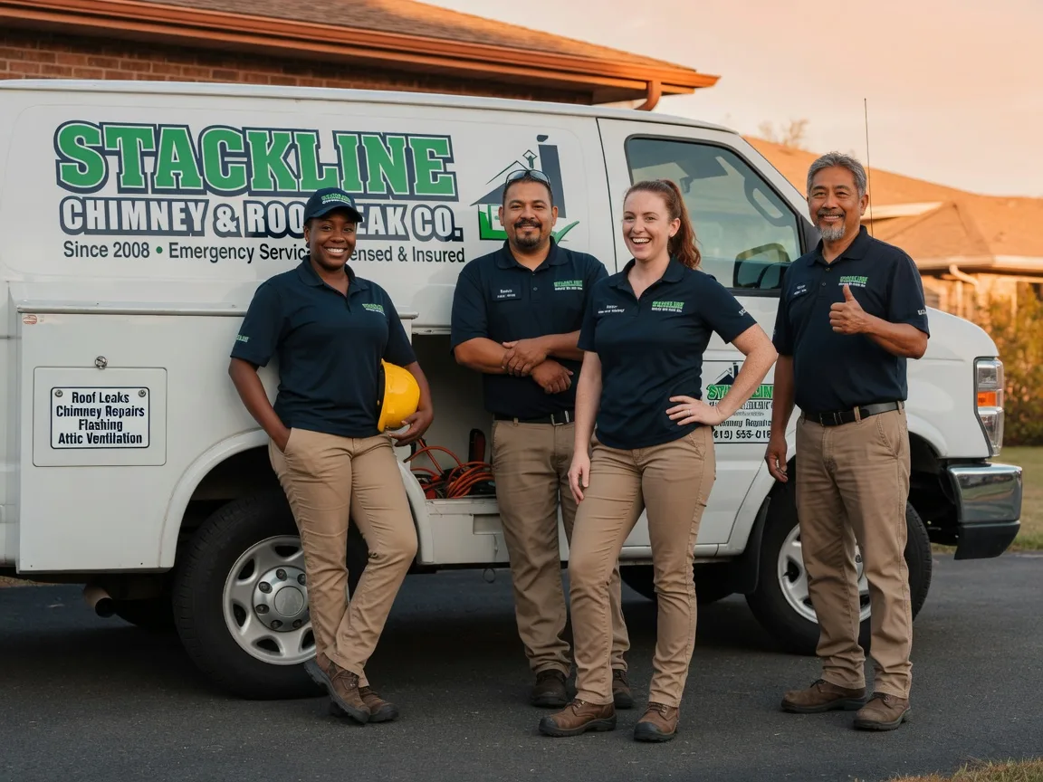 Chimney flashing repair company in Rantoul, IL